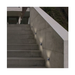 E301 OUTDOOR STEP LIGHT LED 3W 3000K ALUMINUM BLACK IP65 Zambelis Lights